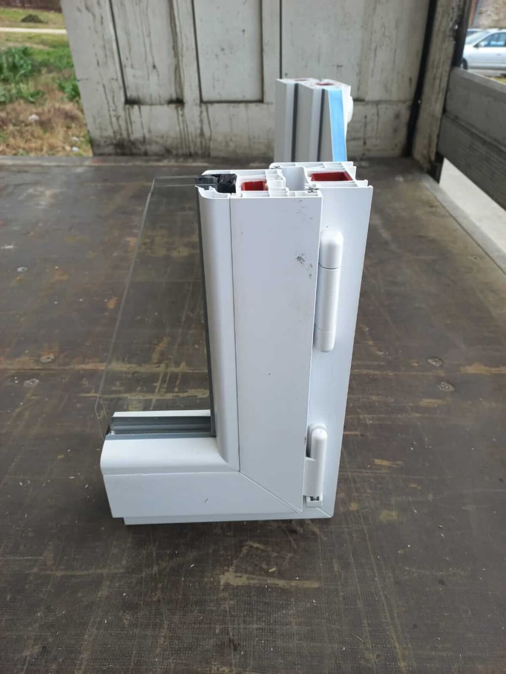 40×40 Nyíló Decco 71 műanyag ablak 2 rétegű üvegezéssel | Letisztult forma - 2. kép