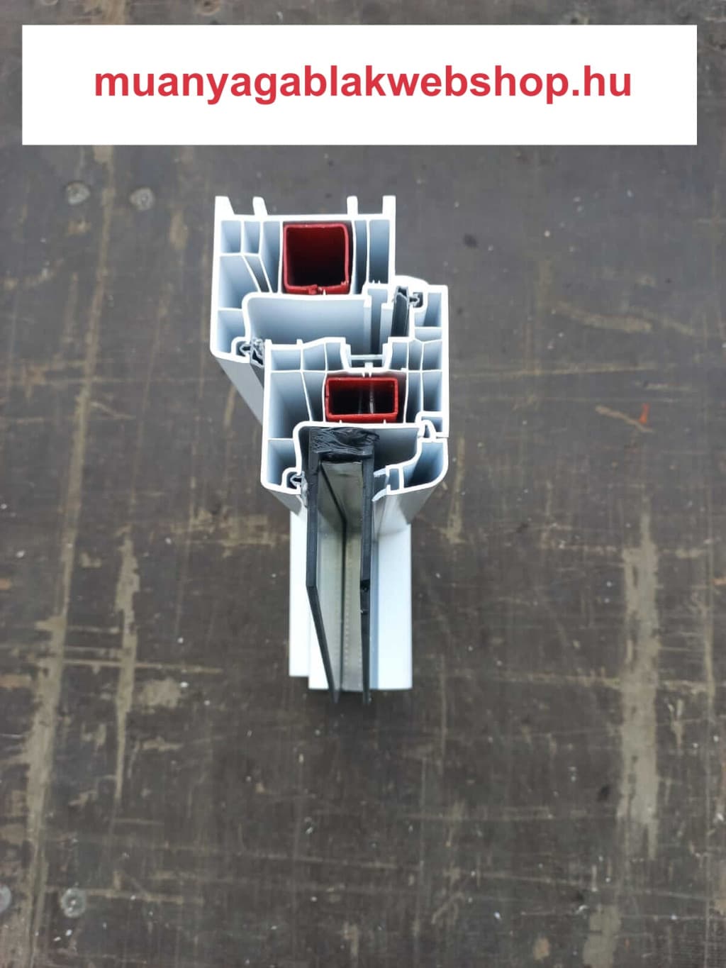 60×150 Bukó-Nyíló műanyag ablak 2 rétegű üvegezéssel - 2. kép